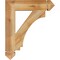 Ekena Millwork Imperial Arts & Crafts Rough Sawn Bracket, Western Red Cedar, 4"W x 20"D x 24"H BKT04X20X24IMP03RWR - alternate 3